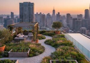 membuat roof garden