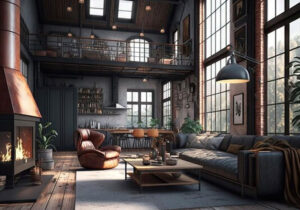 Desain Rumah Industrial